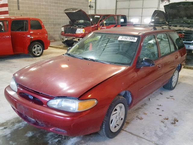 1FAFP15P7WW242166 - 1998 FORD ESCORT SE MAROON photo 2