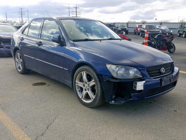 JTHBD192340083628 - 2004 LEXUS IS 300 BLUE photo 1