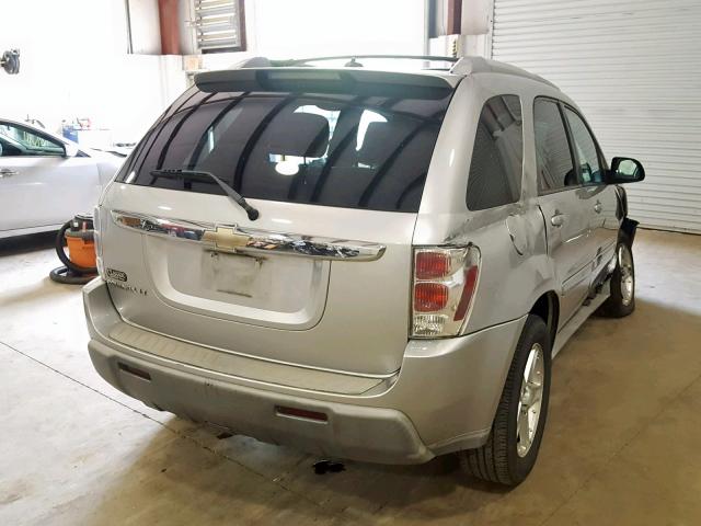 2CNDL63F956174042 - 2005 CHEVROLET EQUINOX LT SILVER photo 4