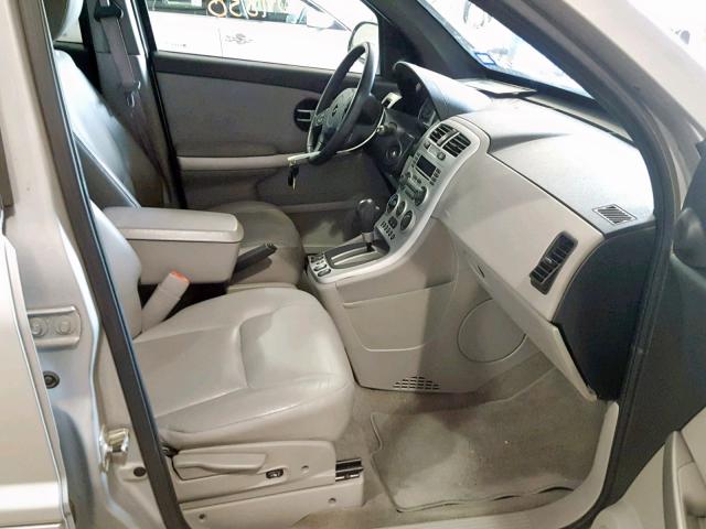 2CNDL63F956174042 - 2005 CHEVROLET EQUINOX LT SILVER photo 5