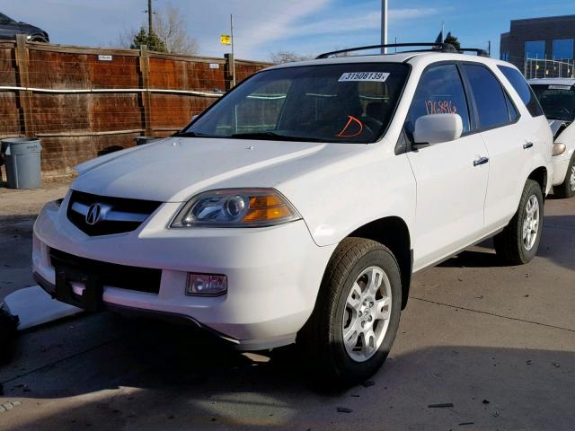 2HNYD18864H539239 - 2004 ACURA MDX TOURIN WHITE photo 2