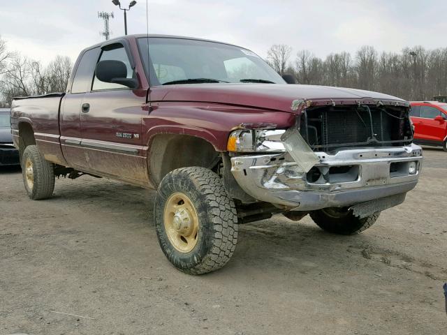 3B7KF23ZX1G708606 - 2001 DODGE RAM 2500 MAROON photo 1