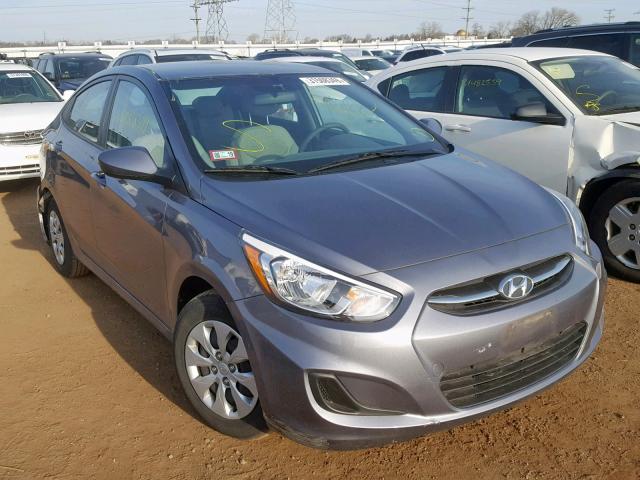 KMHCT4AE8GU051766 - 2016 HYUNDAI ACCENT SE GRAY photo 1