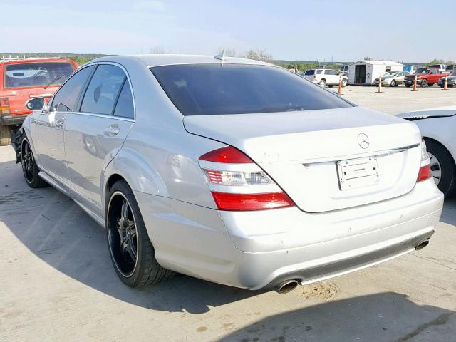 WDDNG71X88A165070 - 2008 MERCEDES-BENZ S 550 SILVER photo 3