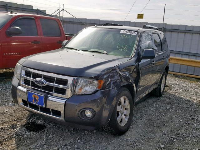 1FMCU941X8KD49560 - 2008 FORD ESCAPE LIM GRAY photo 2