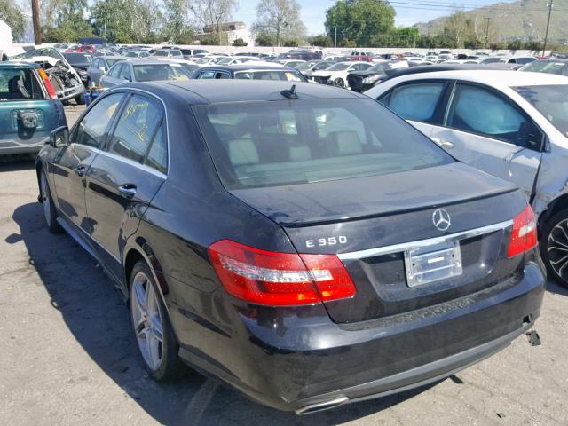 WDDHF5KB3DA724235 - 2013 MERCEDES-BENZ E 350 BLACK photo 3