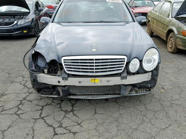 WDBUF26J65A700066 - 2005 MERCEDES-BENZ E 320 CDI GRAY photo 9