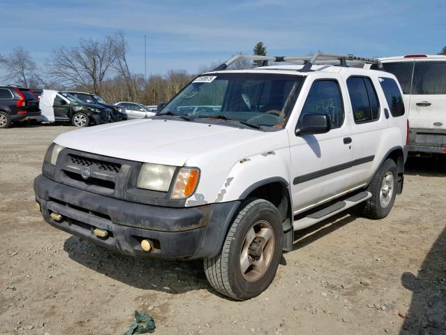 5N1ED28YX1C587948 - 2001 NISSAN XTERRA XE WHITE photo 2