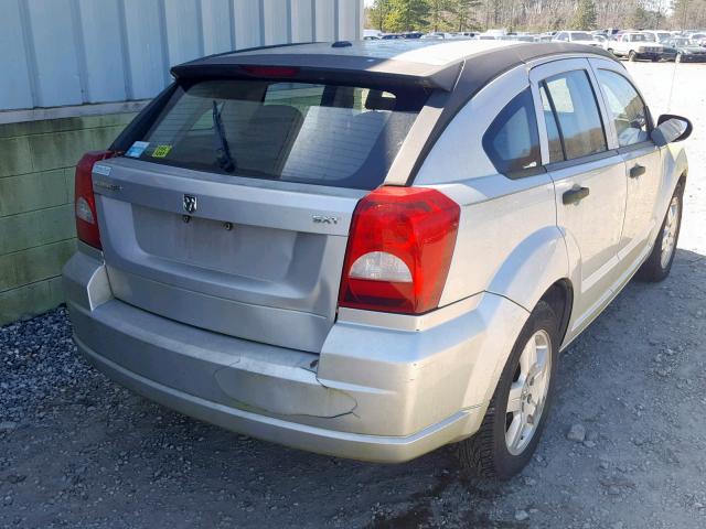 1B3HB48B28D544936 - 2008 DODGE CALIBER SX GRAY photo 4