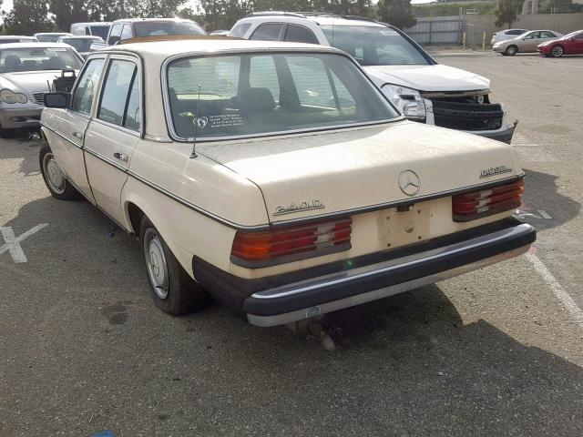 WDBAB23A6BB232395 - 1981 MERCEDES-BENZ 240 D TAN photo 3