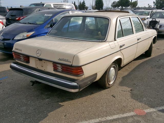 WDBAB23A6BB232395 - 1981 MERCEDES-BENZ 240 D TAN photo 4