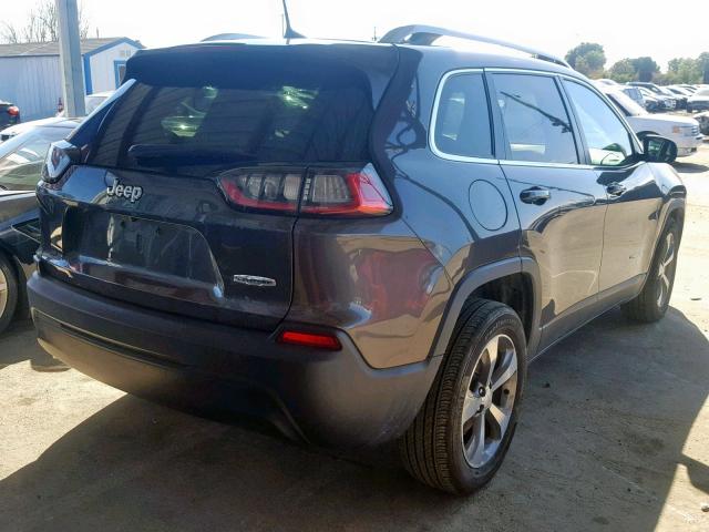 1C4PJLLB8KD154932 - 2019 JEEP CHEROKEE L GRAY photo 4