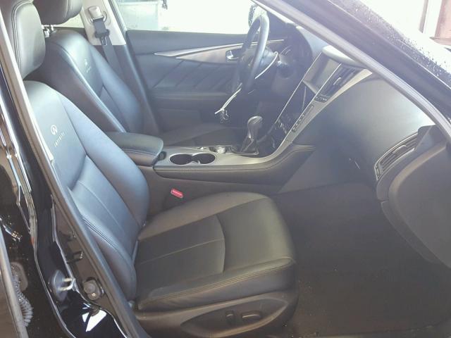 JN1BV7AP7EM693439 - 2014 INFINITI Q50 BASE BLACK photo 5