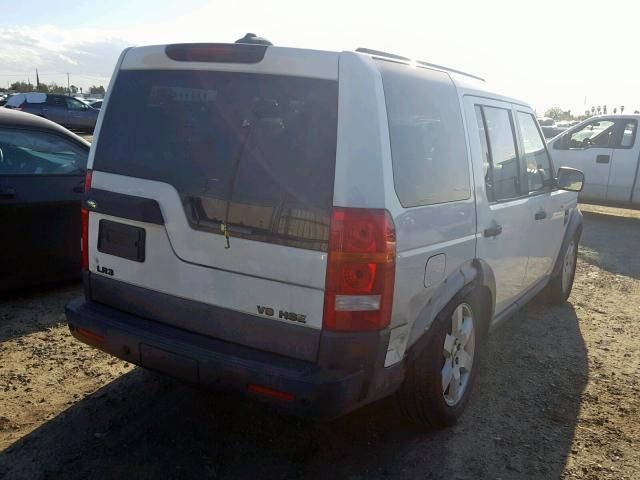 SALAG25486A369353 - 2006 LAND ROVER LR3 HSE WHITE photo 4