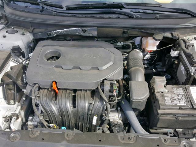 5NPE34AF3FH094779 - 2015 HYUNDAI SONATA SPO SILVER photo 7