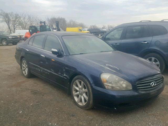 JNKBF01A53M100816 - 2003 INFINITI Q45 BLUE photo 1