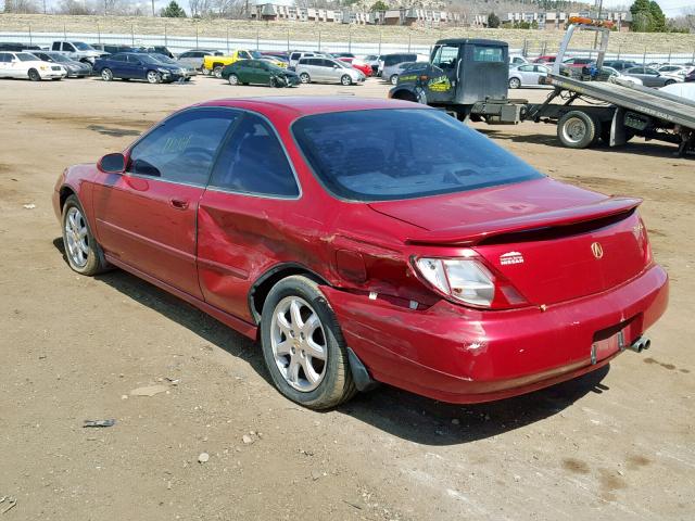 19UYA2259WL002469 - 1998 ACURA 3.0CL RED photo 3