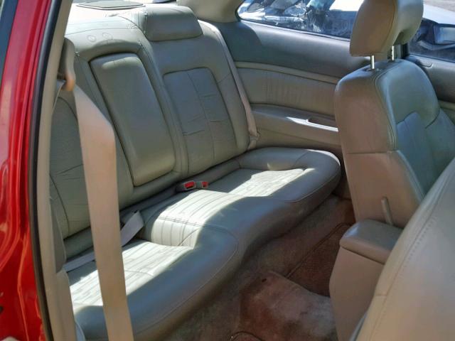 19UYA2259WL002469 - 1998 ACURA 3.0CL Красный фото 6