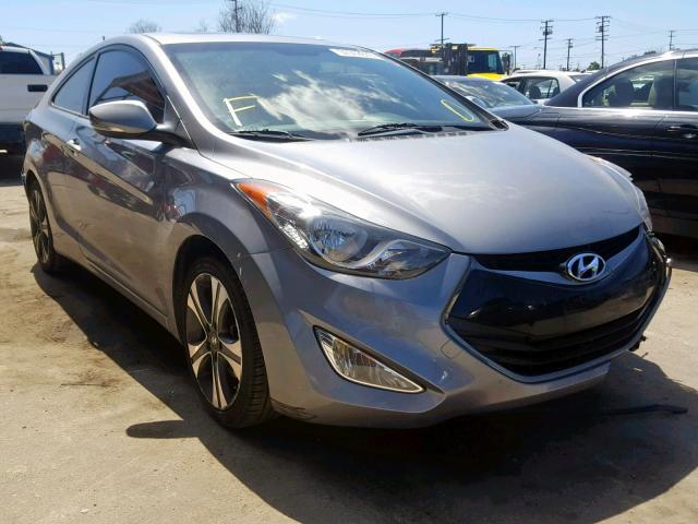 KMHDH6AE1DU012448 - 2013 HYUNDAI ELANTRA CO GRAY photo 1