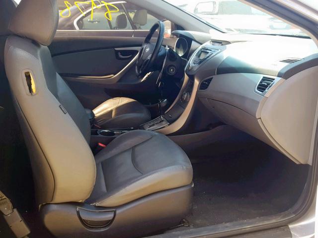 KMHDH6AE1DU012448 - 2013 HYUNDAI ELANTRA CO GRAY photo 5