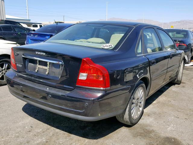 YV1TS592261444728 - 2006 VOLVO S80 2.5T BLACK photo 4