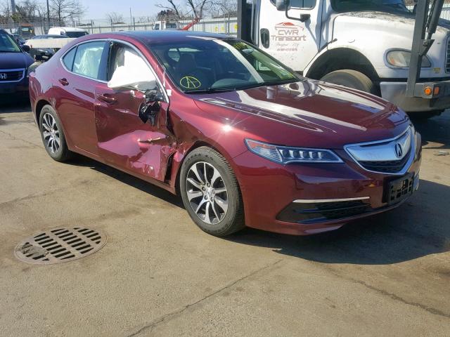 19UUB1F57FA014891 - 2015 ACURA TLX TECH MAROON photo 1