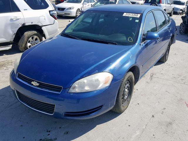 2G1WS551369414626 - 2006 CHEVROLET IMPALA POL BLUE photo 2