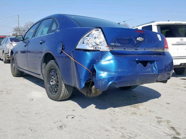 2G1WS551369414626 - 2006 CHEVROLET IMPALA POL BLUE photo 3