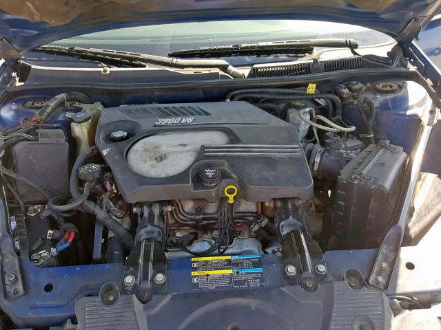 2G1WS551369414626 - 2006 CHEVROLET IMPALA POL BLUE photo 7