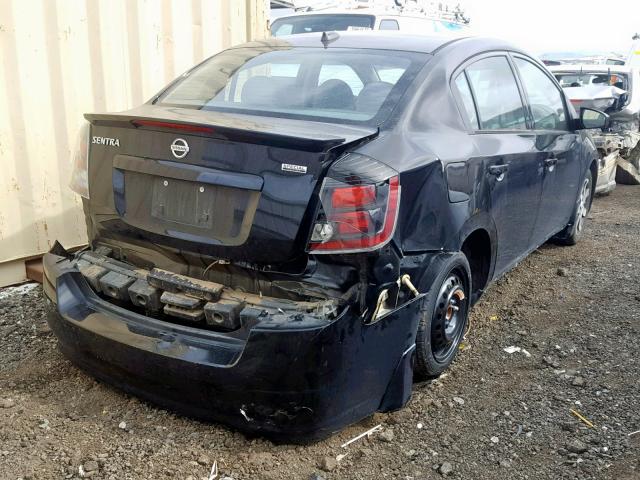 3N1AB6AP4CL754378 - 2012 NISSAN SENTRA 2.0 BLACK photo 4