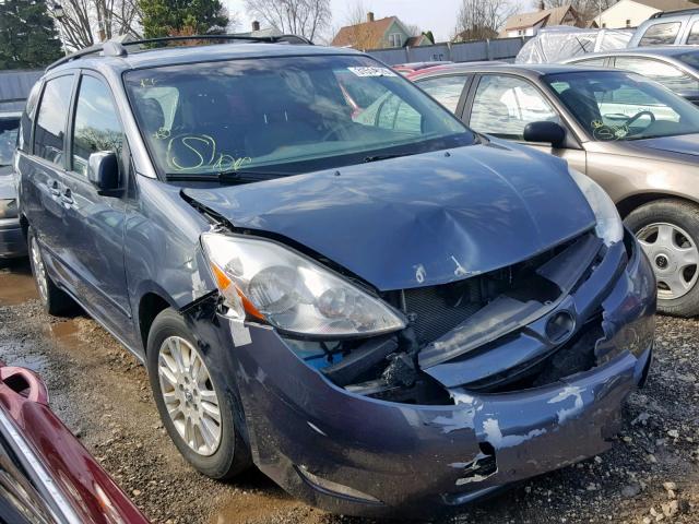 5TDZK22C38S175534 - 2008 TOYOTA SIENNA XLE BLUE photo 1