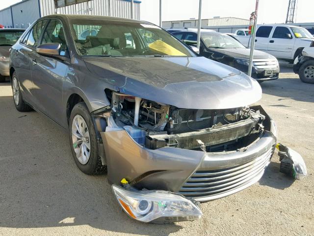 4T1BD1FK7GU184704 - 2016 TOYOTA CAMRY HYBR CHARCOAL photo 1