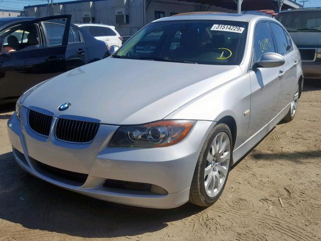 WBAVB33566KS37630 - 2006 BMW 330 I SILVER photo 2