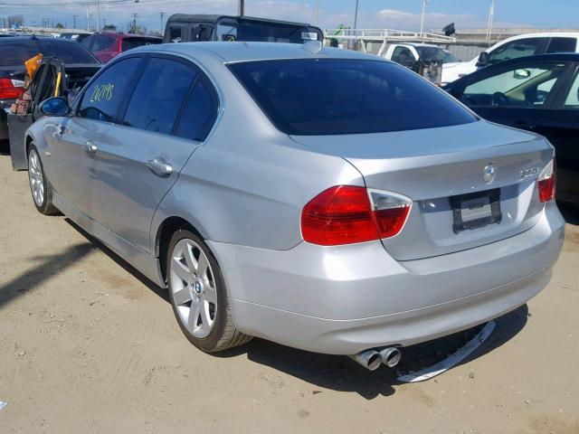 WBAVB33566KS37630 - 2006 BMW 330 I SILVER photo 3