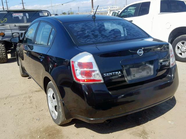 3N1AB61E57L633251 - 2007 NISSAN SENTRA 2.0 BLACK photo 3