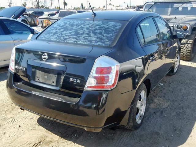 3N1AB61E57L633251 - 2007 NISSAN SENTRA 2.0 BLACK photo 4