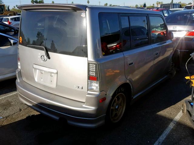 JTLKT324554003157 - 2005 TOYOTA SCION XB 银色 照片 4