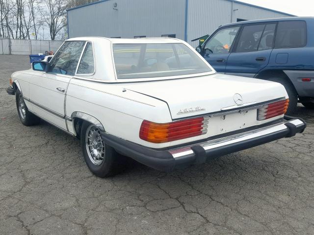 10704412049417 - 1978 MERCEDES-BENZ 450SL WHITE photo 3