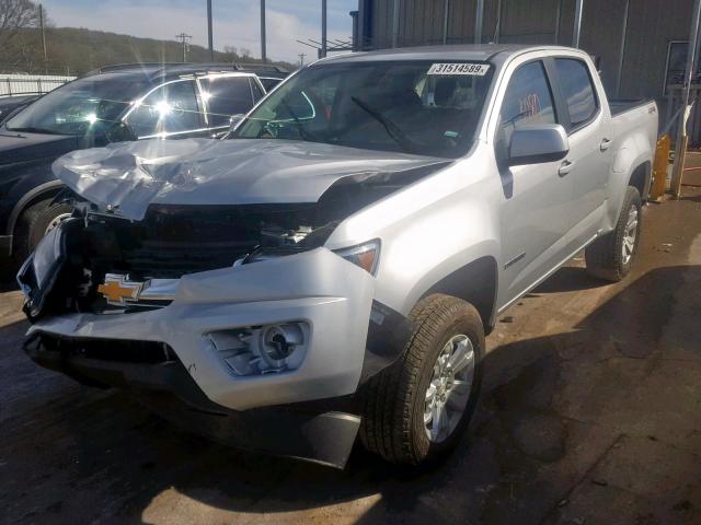 1GCGTCEN5K1107795 - 2019 CHEVROLET COLORADO L SILVER photo 2