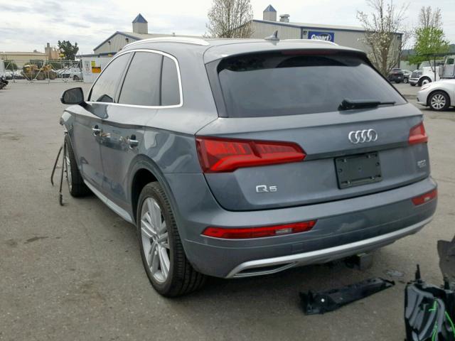 WA1CNAFY4J2222896 - 2018 AUDI Q5 PRESTIG GRAY photo 3