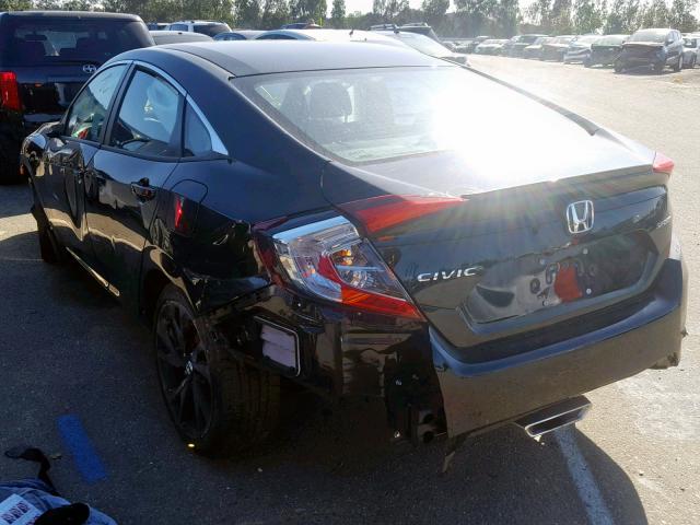 2HGFC2F81KH504597 - 2019 HONDA CIVIC SPOR BLACK photo 3