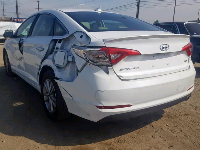 5NPE24AAXFH153219 - 2015 HYUNDAI SONATA ECO WHITE photo 3