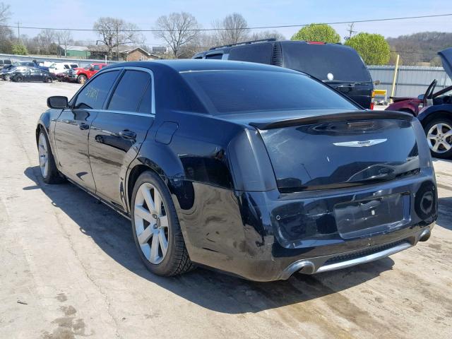 2C3CCAFJ6CH800154 - 2012 CHRYSLER 300 SRT-8 BLACK photo 3