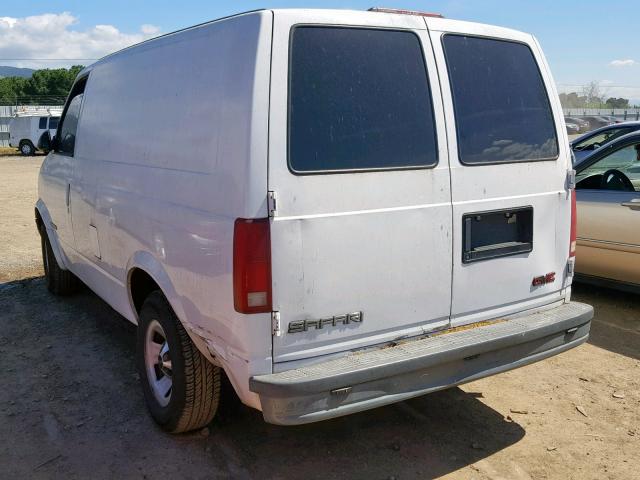 1GTDM19W21B519933 - 2001 GMC SAFARI XT WHITE photo 3