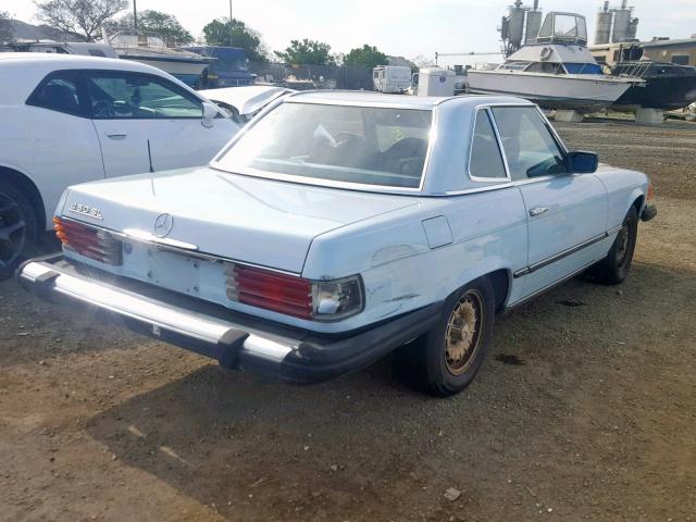 10704412042502 - 1978 MERCEDES-BENZ 450 SL BLUE photo 4