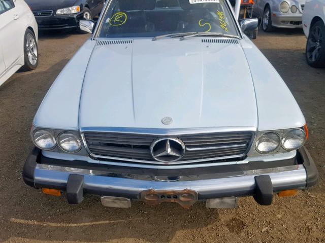 10704412042502 - 1978 MERCEDES-BENZ 450 SL BLUE photo 9