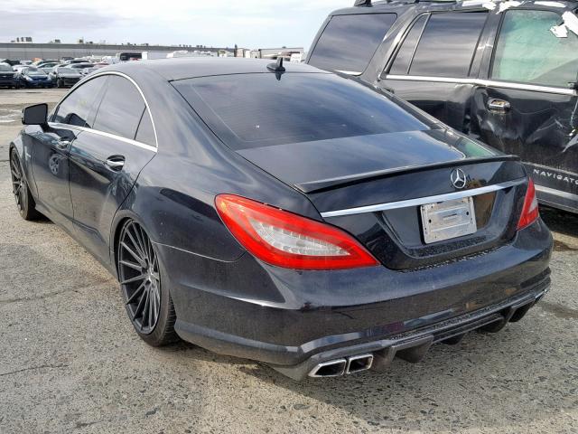 WDDLJ7DB9CA014076 - 2012 MERCEDES-BENZ CLS 550 BLACK photo 3