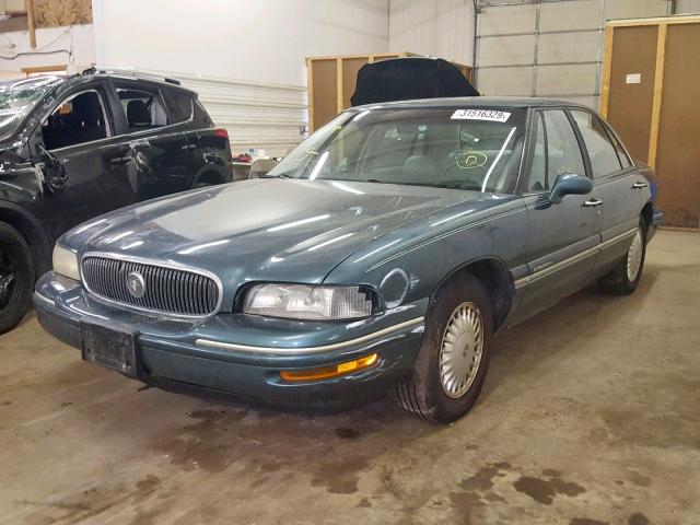 1G4HR52K1VH611941 - 1997 BUICK LESABRE LI GREEN photo 2