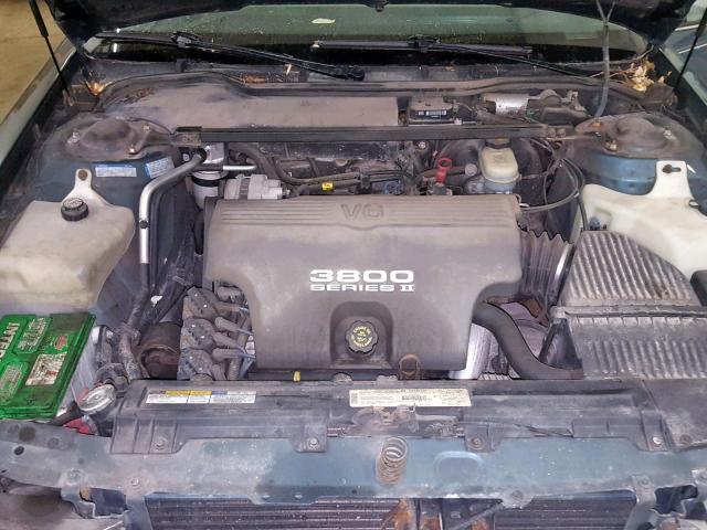 1G4HR52K1VH611941 - 1997 BUICK LESABRE LI GREEN photo 7