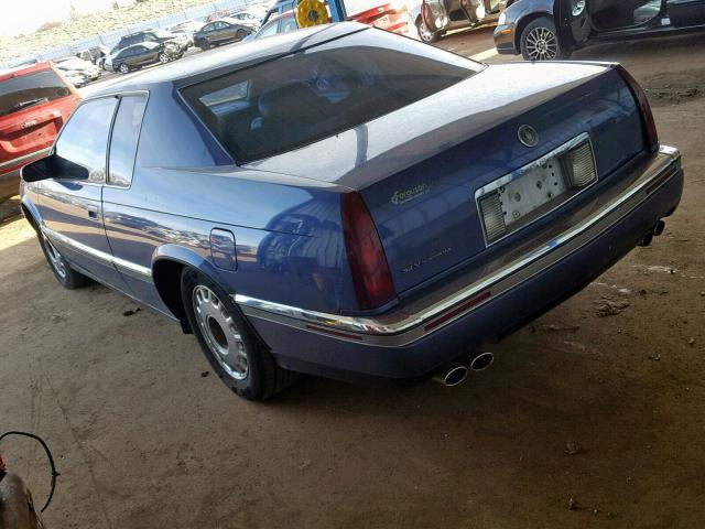 1G6ET129XRU624203 - 1994 CADILLAC ELDORADO T BLUE photo 3